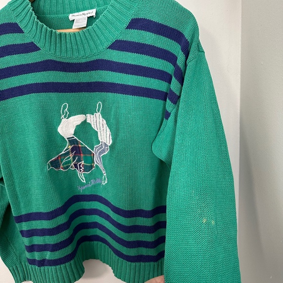 Vintage Bianca Nygard | Women’s Vintage Bianca Nygard Cotton Crew Embroidered - Picture 6 of 9